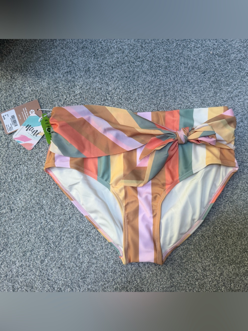 Nani Surf Stripe Tied Up Bottoms Women’s Large